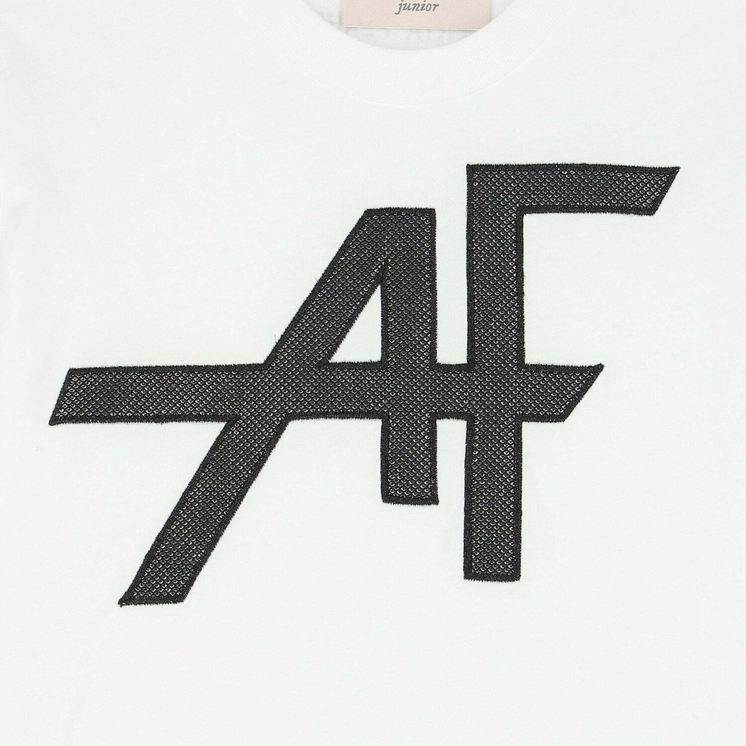 Girls White Logo T-Shirt, 1, hi-res image number null