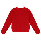 Girls Red Dress Set, 1, hi-res