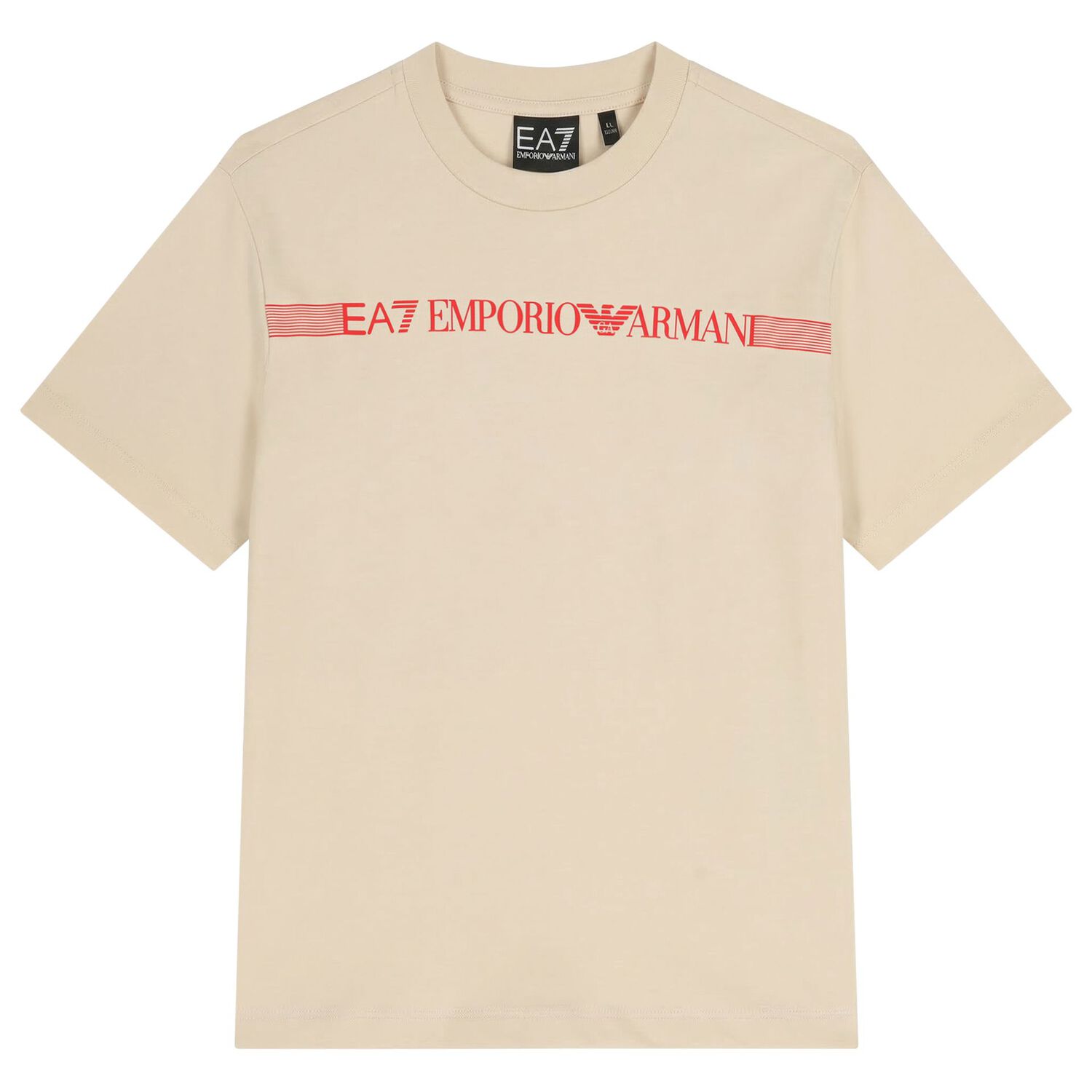 طقم شورت اولاد بالشعار باللون البيج والاسود , 2, hi-res