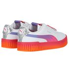 Girls White Carina Trolls Trainers, 1, hi-res