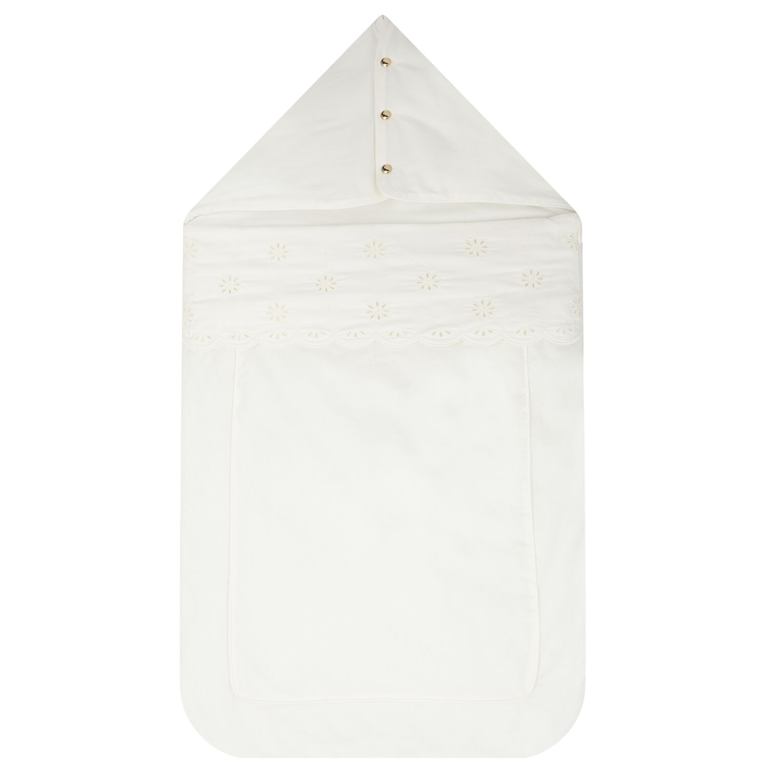 Baby Girls Ivory Logo Nest, 1, hi-res