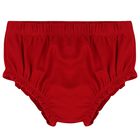 طقم فستان بنات بالشعار باللون الأحمر, 1, hi-res