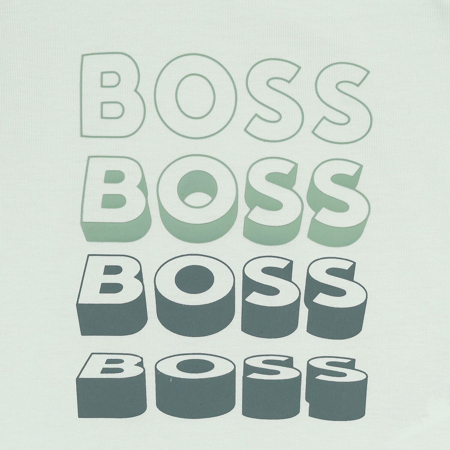 Younger Boys Green Logo T-Shirt, 4, hi-res