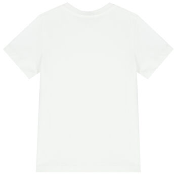 Boys White Logo T-Shirt