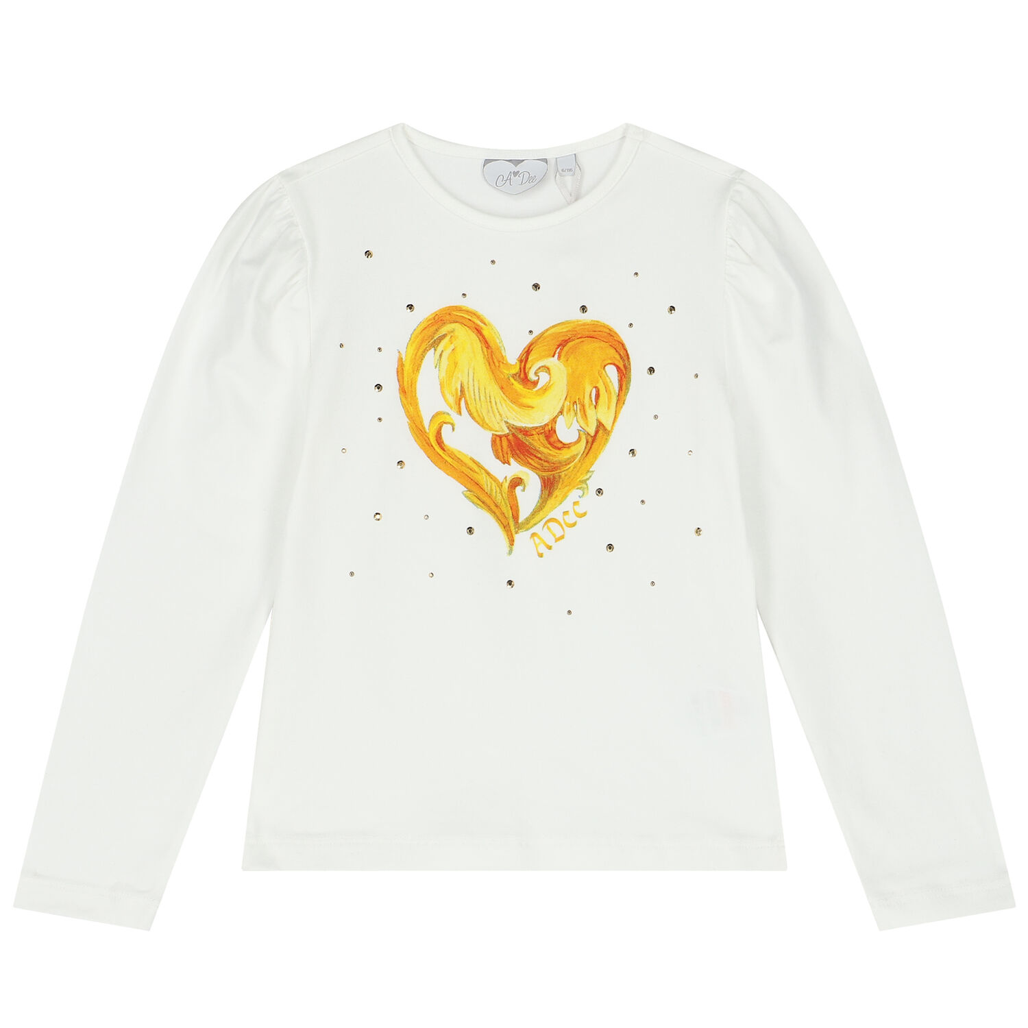 طقم تنورة بنات بالشعار باللون الاسود والابيض, 1, hi-res image number null