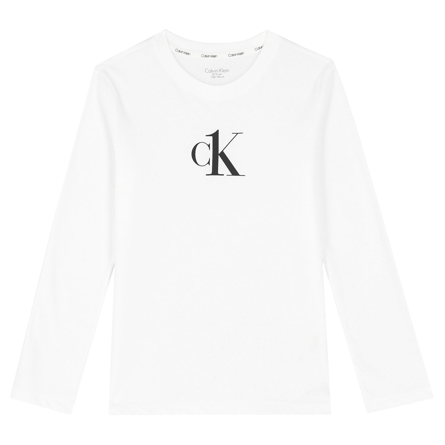 Boys White & Black Logo Pyjamas, 1, hi-res