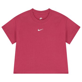 Girls Pink Logo T-Shirt