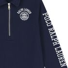 Boys Navy Blue Logo Sweatshirt, 1, hi-res