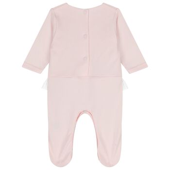 Baby Girls Pink Bunnies Babygrow