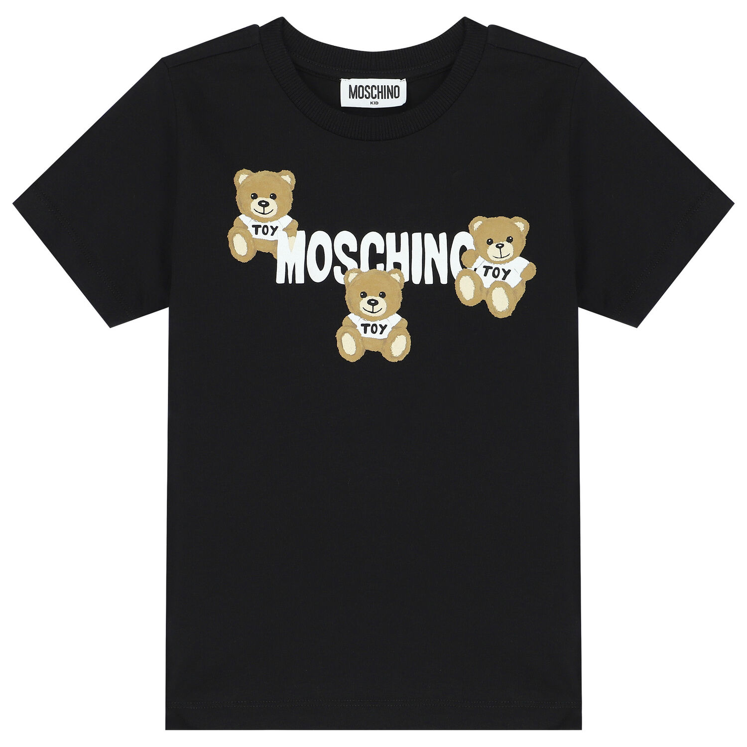 Black Teddy Logo T-Shirt, 2, hi-res