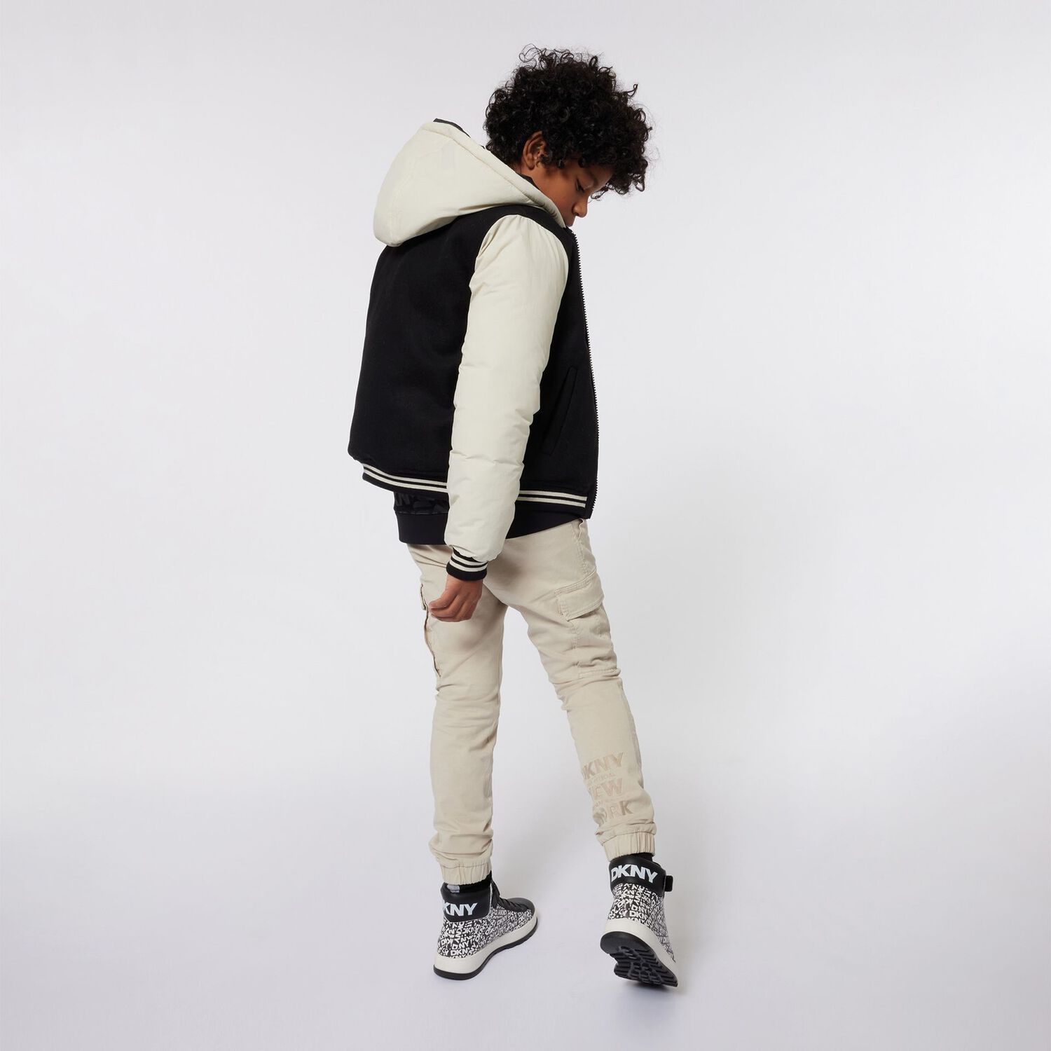 Black & White Logo Trainers, 1, hi-res image number null