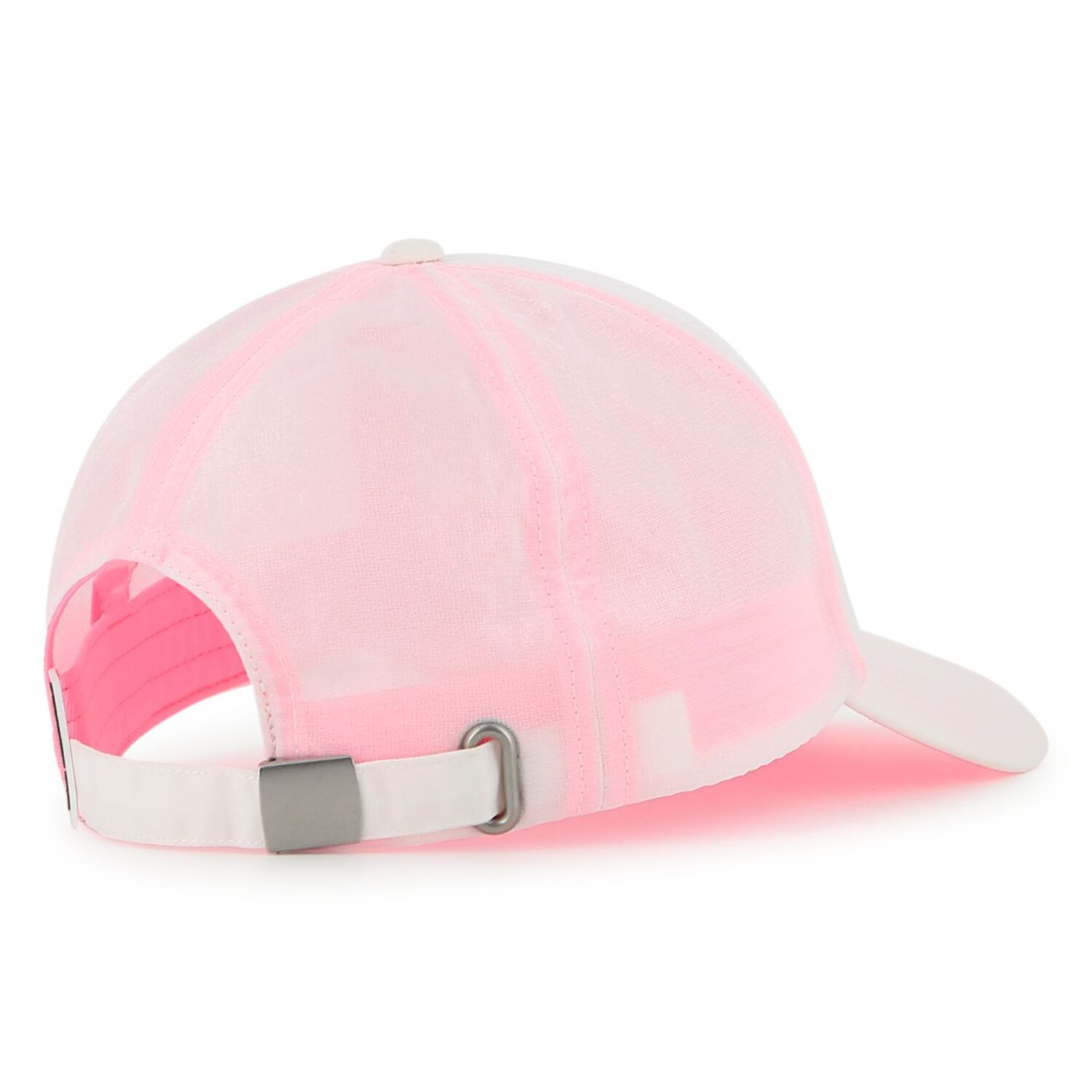 Girls White & Pink Choupette Cap, 1, hi-res