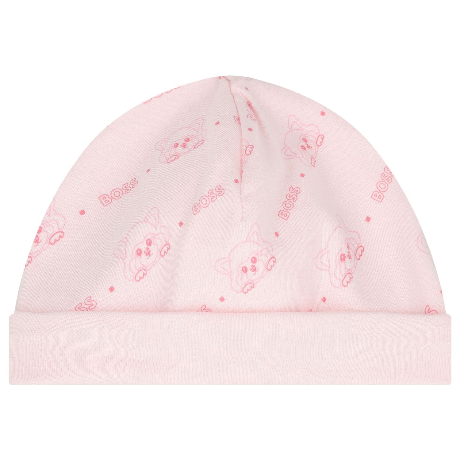 Baby Girls Pink Logo Romper Gift Set, 1, hi-res