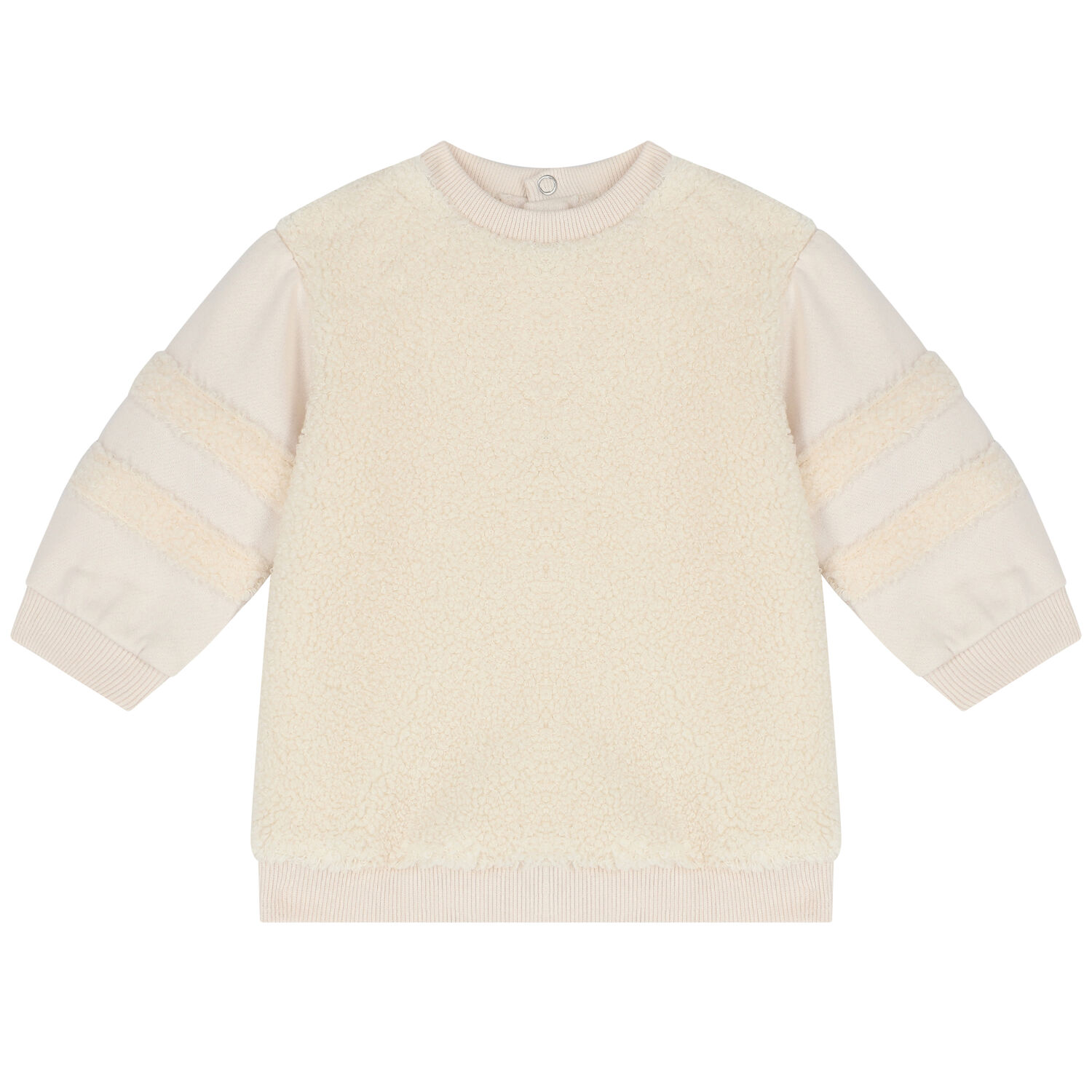 طقم فستان بنات شيربا مع حقيبة باللون العاجى, 1, hi-res image number null