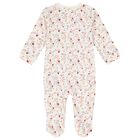 Baby Girls Ivory Logo Floral Babygrow Gift Set, 1, hi-res