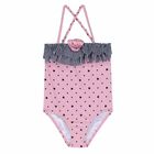 طقم سباحة بناتي باللون الزهري و الاسود, 1, hi-res