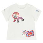 طقم شورت اطفال بالشعار باللونين الاسود و الابيض للاولاد , 1, hi-res