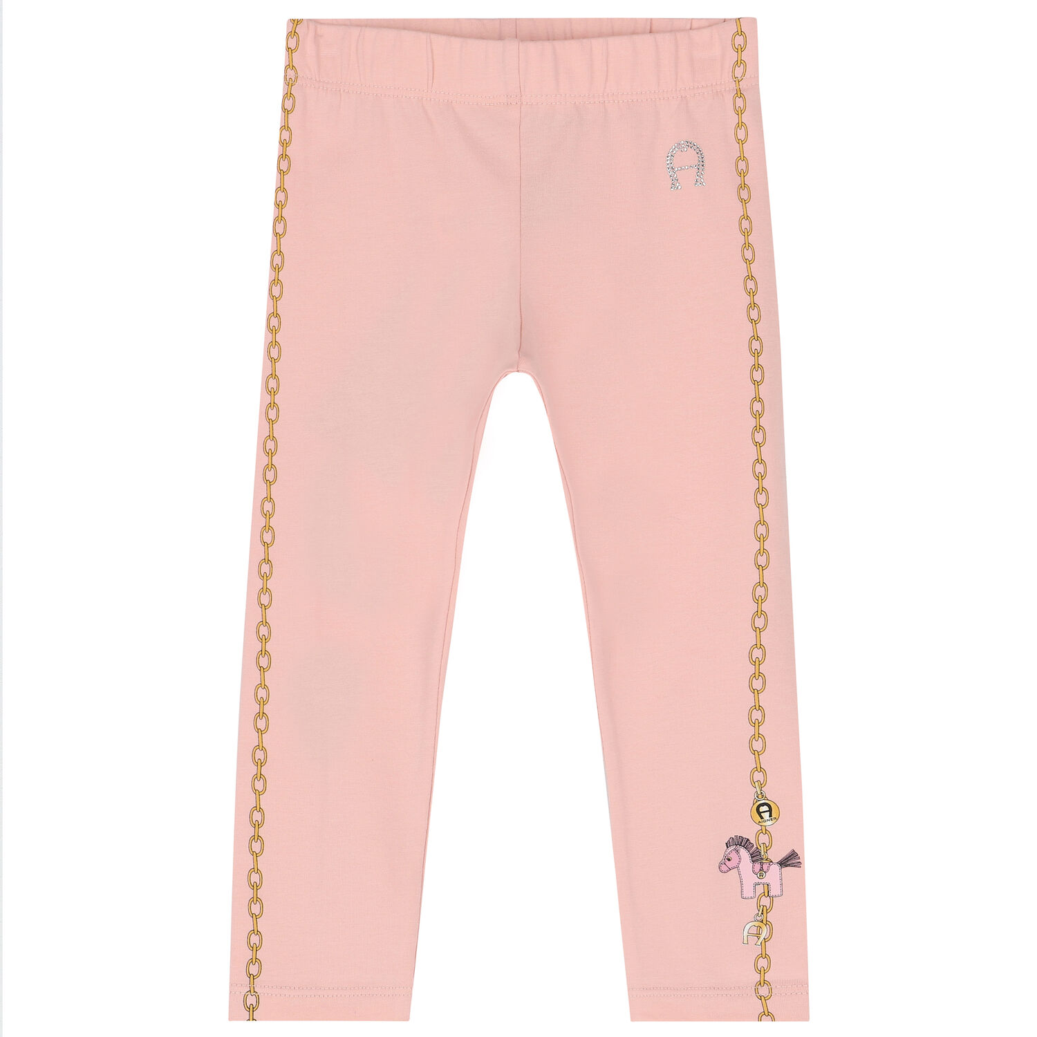 Younger Girls Pink Logo Leggings Set, 1, hi-res