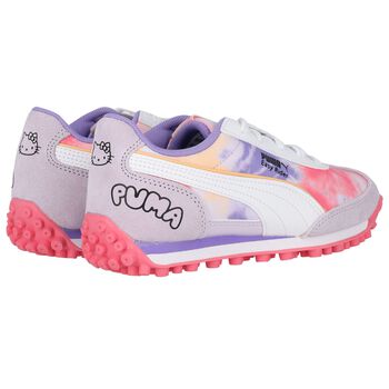 Girls Pink Hello Kitty Easy Rider Trainers