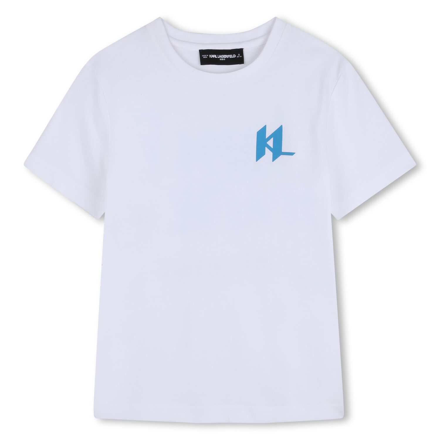 Boys White Logo T-Shirt, 1, hi-res