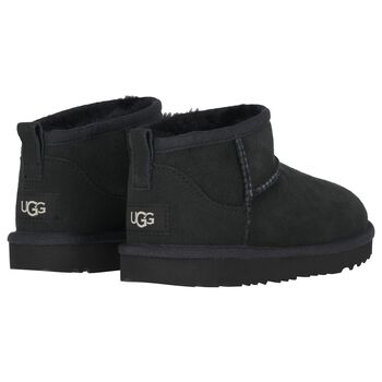 Black Classic Ultra Mini Suede Boots