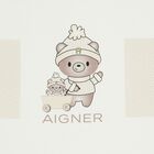 Beige & Ivory Logo Blanket, 1, hi-res