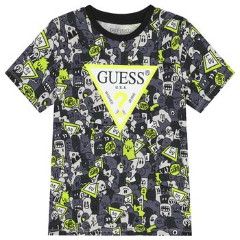 Boys Grey Logo T-Shirt