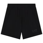 Boys Ivory & Black Shorts Set, 1, hi-res
