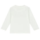 Younger Boys White, Grey & Navy Blue 3 Piece Tracksuit, 1, hi-res