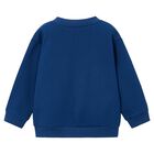 Boys Blue Robot Sweatshirt, 1, hi-res
