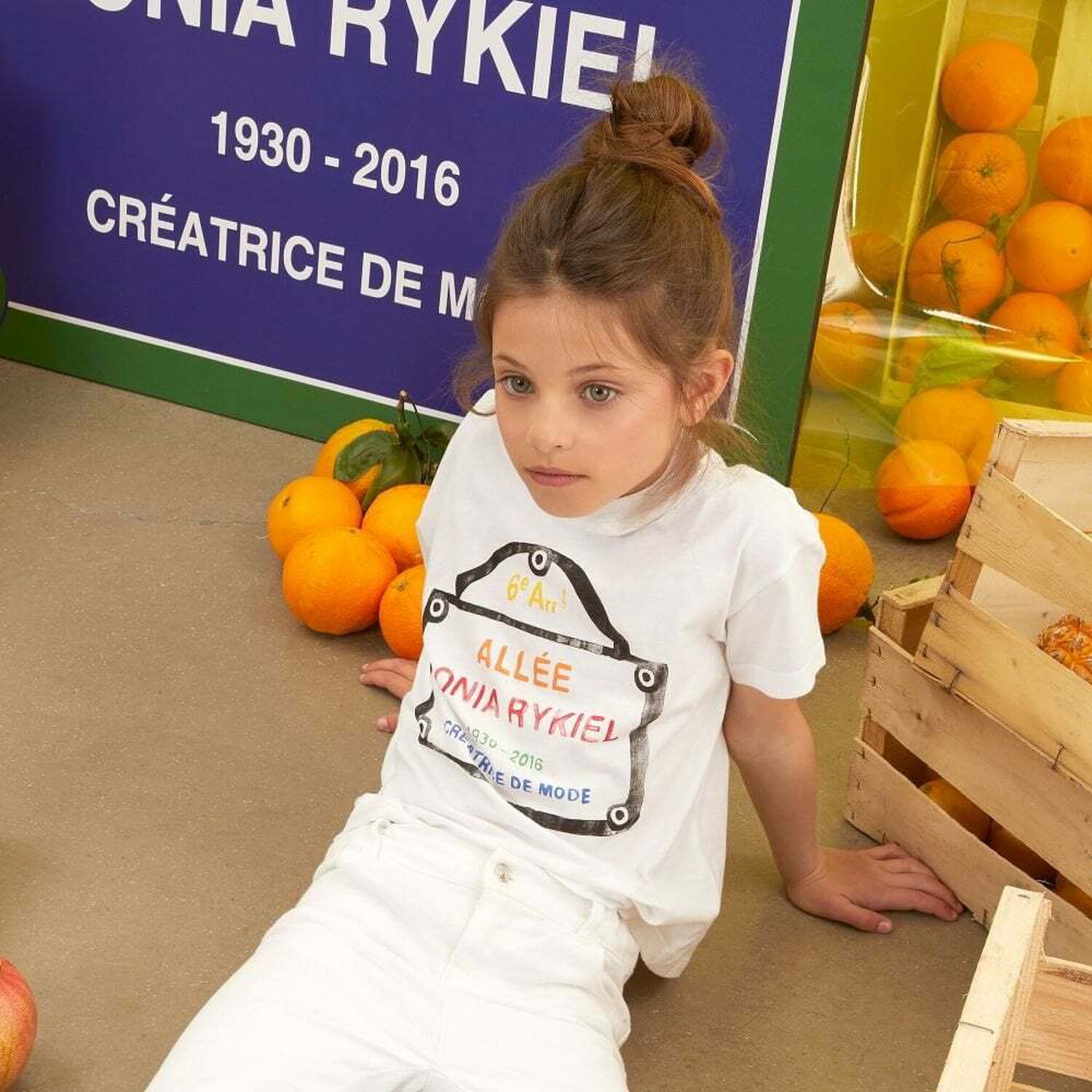 تيشيرت ايتوال باللون الابيض للبنات, 1, hi-res image number null