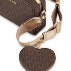 Girls Brown Logo Shoulder Bag, 1, hi-res