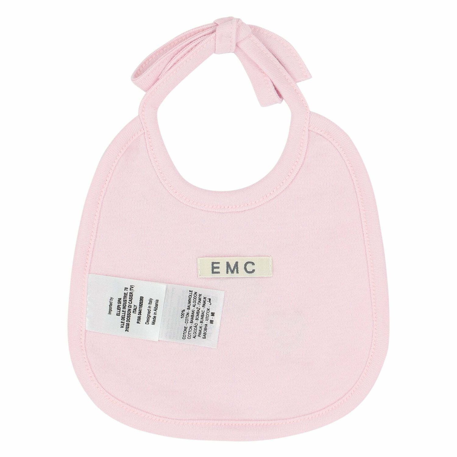 Baby Girls Pink Heart Bib, 1, hi-res image number null