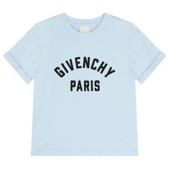 تشيرت بالشعار باللون الازرق