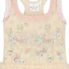 Girls Ivory Embellished Tulle Dress, 1, hi-res