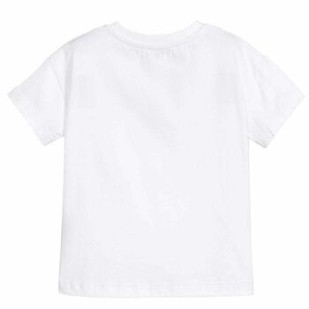 Girls White Etoile T-Shirt