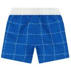 Younger Boys Blue Logo Swim Shorts, 2, hi-res