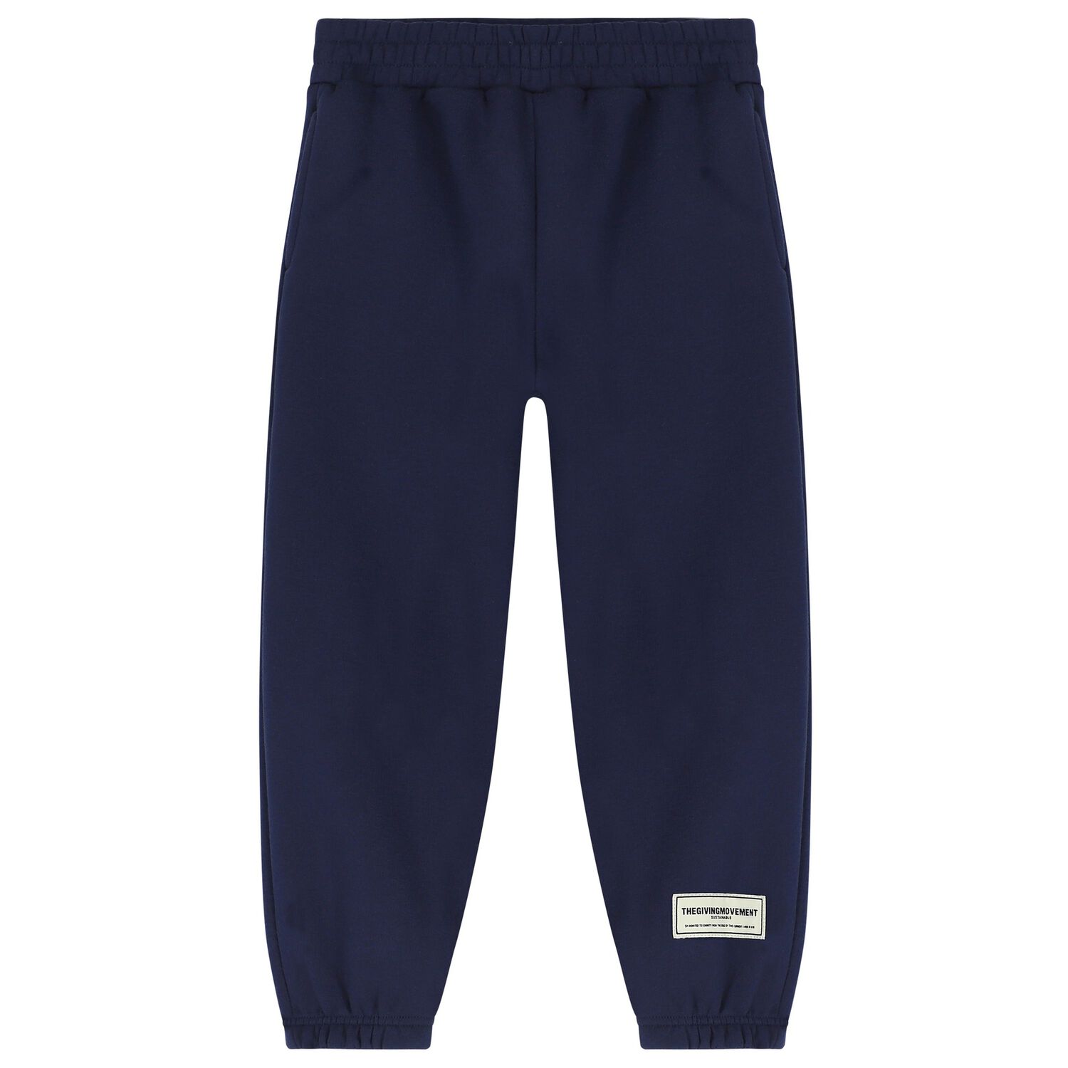 Navy Blue Logo Joggers, 1, hi-res