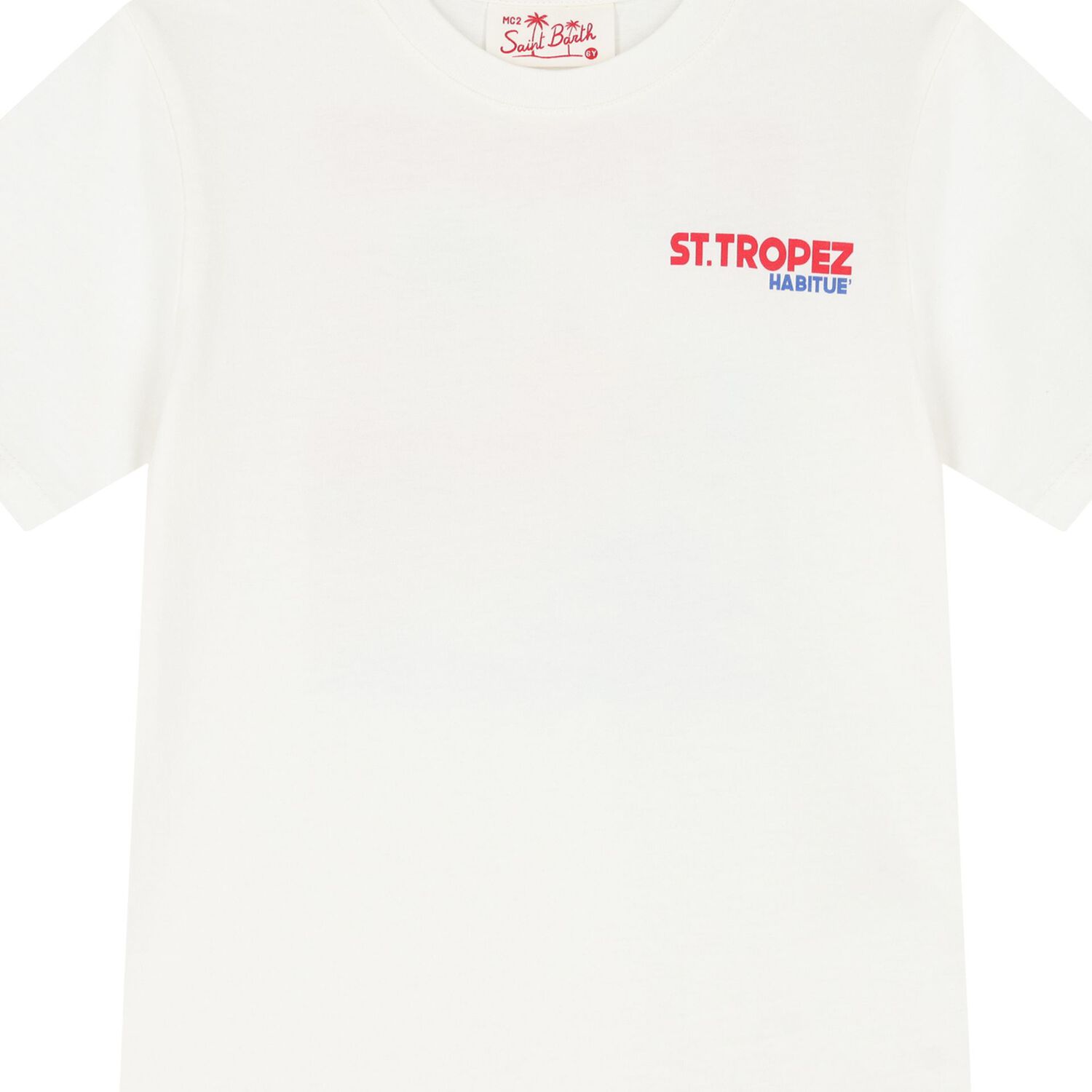 Boys White St Tropez Logo T-Shirt, 1, hi-res image number null