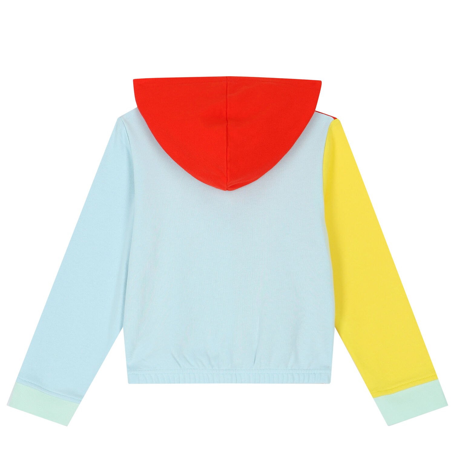 Girls Multi-Colored Logo Zip Up Top, 1, hi-res