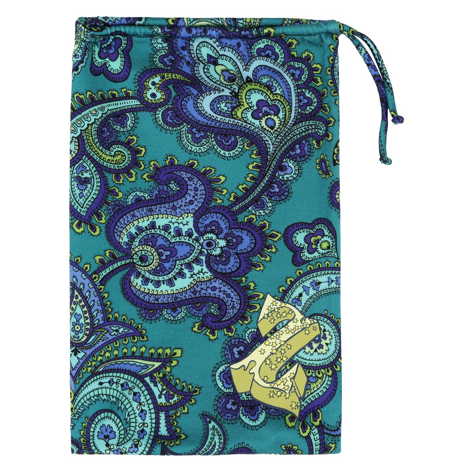 بيكيني باللون الازرق و الاخضر بنقشة بيزلي للبنات, 1, hi-res