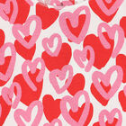 Girls White Hearts Dress, 1, hi-res