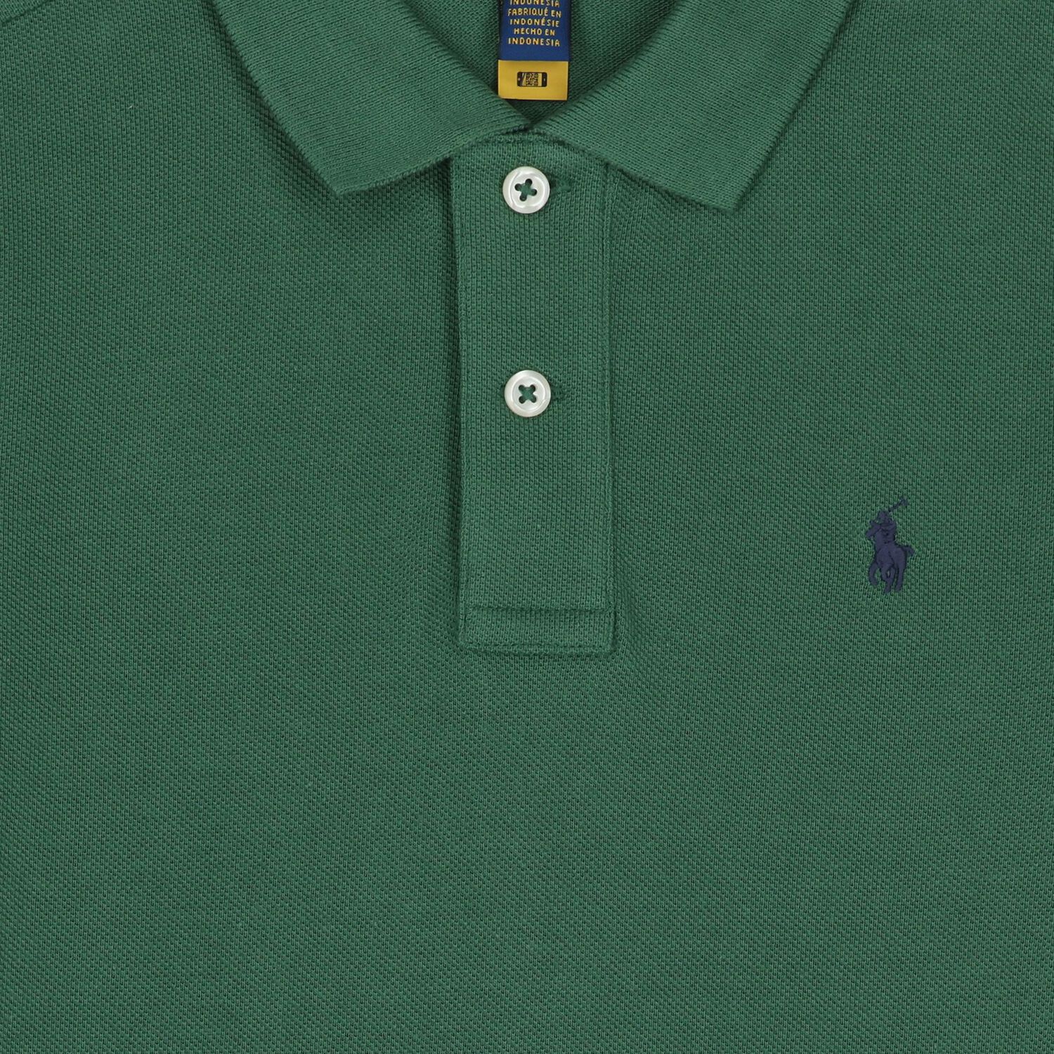 Boys Green Logo Polo Shirt , 1, hi-res