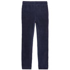 Girls Navy Logo Joggers, 1, hi-res