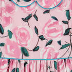 فستان مزهر باللون الوردي, 1, hi-res