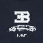 Boys Navy Blue Logo Sweatshirt, 1, hi-res
