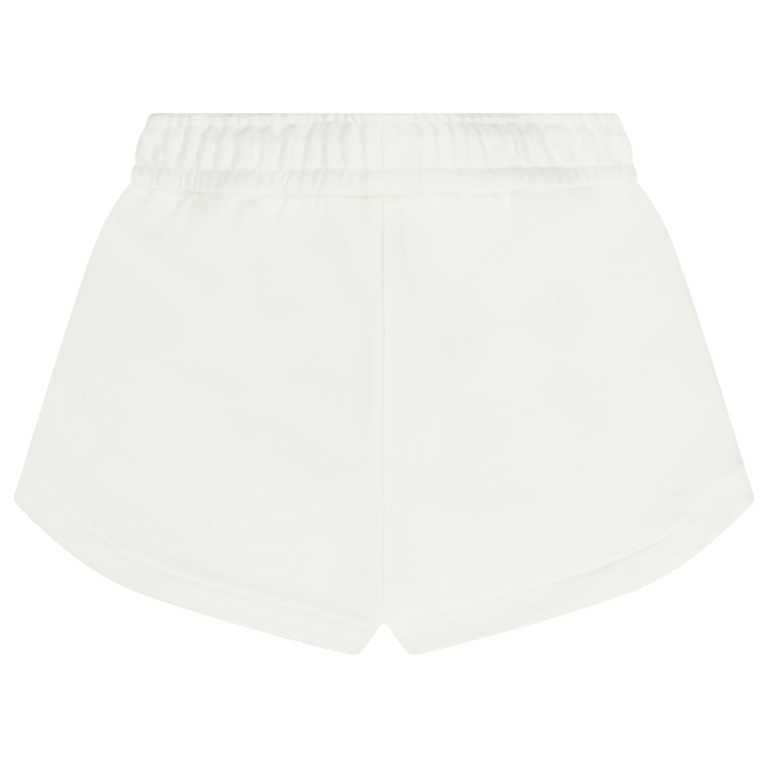 Girls Mini Me Ivory Logo Shorts, 1, hi-res