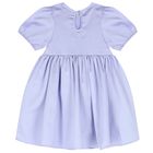 فستان بنات بطبعة الزهور باللون البنفسجي, 1, hi-res