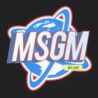 تيشيرت أولاد بالشعار باللون الاسود, 1, hi-res