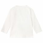 Younger Boys Ivory Bag Long Sleeve Top, 1, hi-res